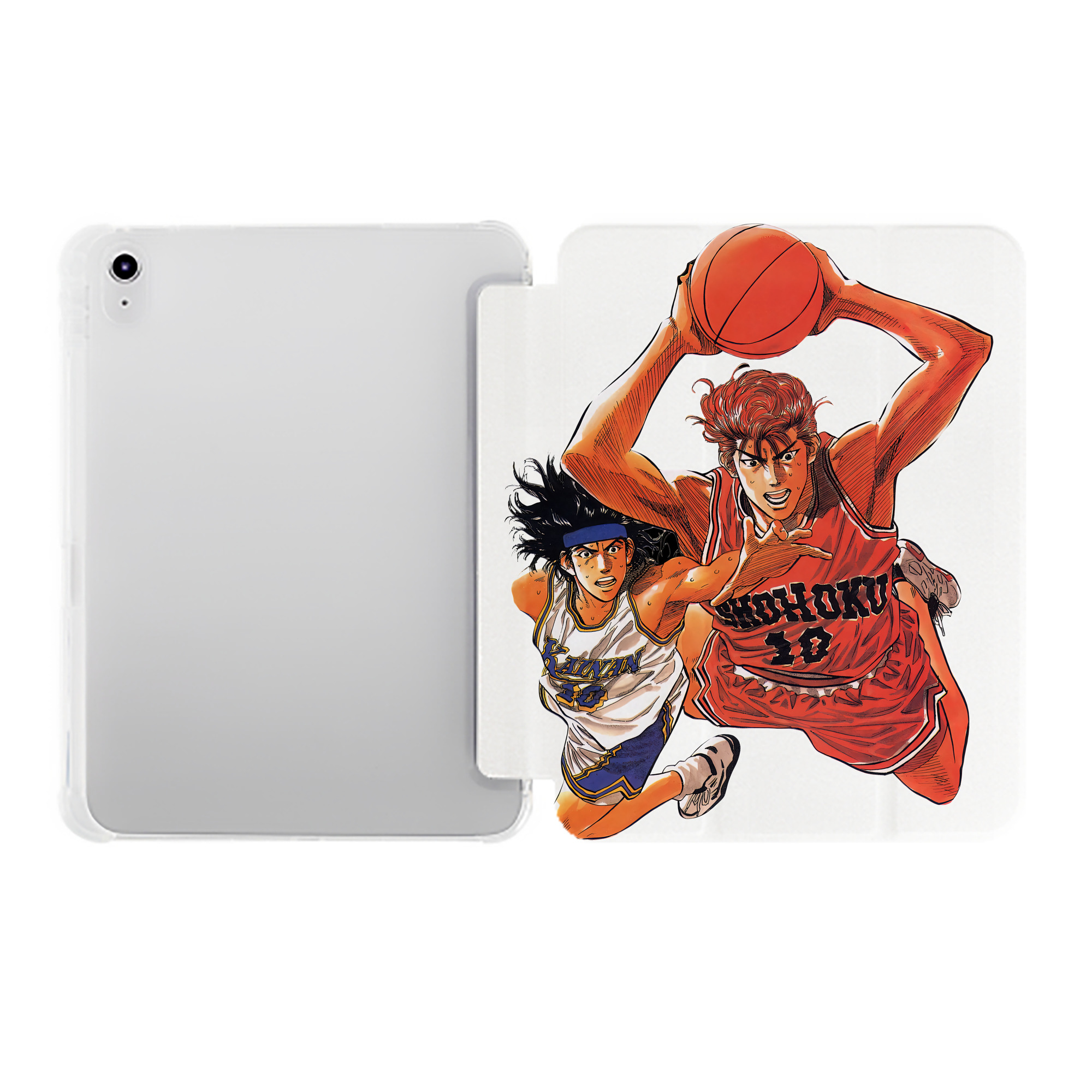 （画像用） SLAM DUNK／スラムダンク IPad ケース ペン収納付き 三つ折りスタンド PUレザー×シリコン 対応機種9.5/10.5/10.9インチ